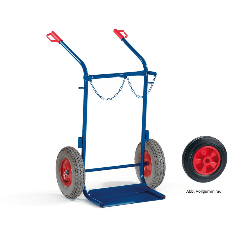 Stahlflaschenkarre ohne Stützrad