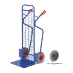 Große Gitter-Stapelkarre
