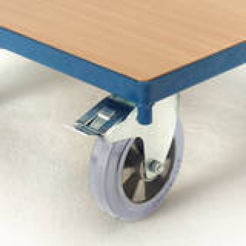 Räder mit Vollelastik-Vollgummibereifung