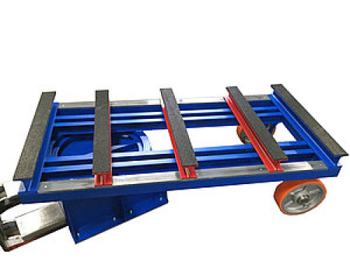 Routenzug Plattformwagen