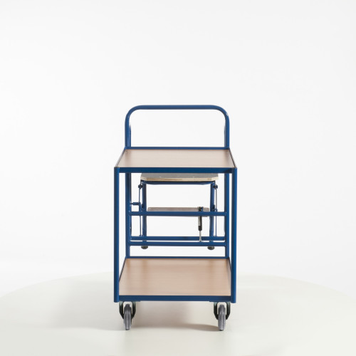 Tischwagen mit 2 Trittstufen (2 Etagen)