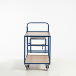 Tischwagen mit 2 Trittstufen (2 Etagen)