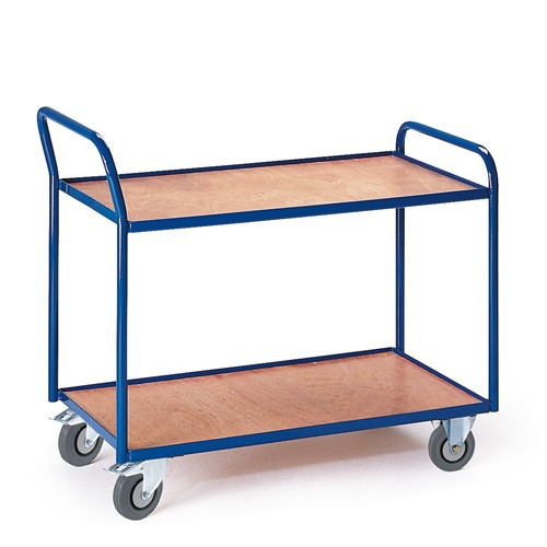 Tischwagen mit 2 Etagen (Griff hoch)