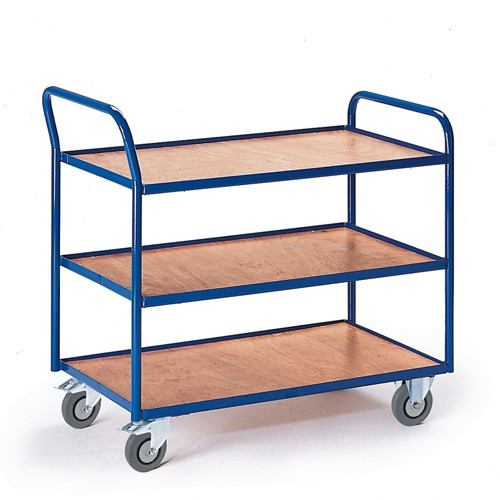 Tischwagen mit 3 Etagen (Griff hoch)