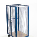 Gitter-Schrankwagen mit Zylinderschloss