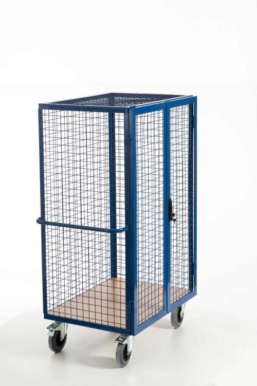 Gitter-Schrankwagen mit Zylinderschloss