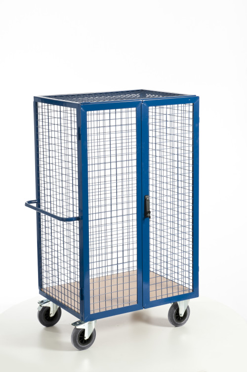 Gitter-Schrankwagen mit Zylinderschloss