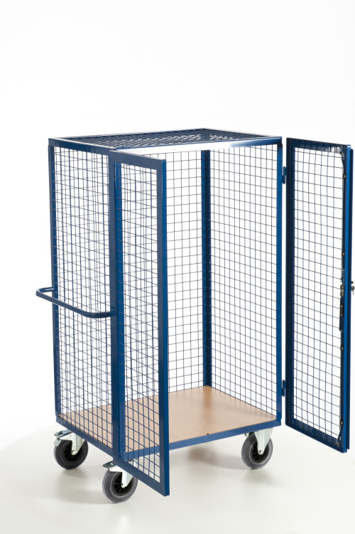 Gitter-Schrankwagen mit Zylinderschloss