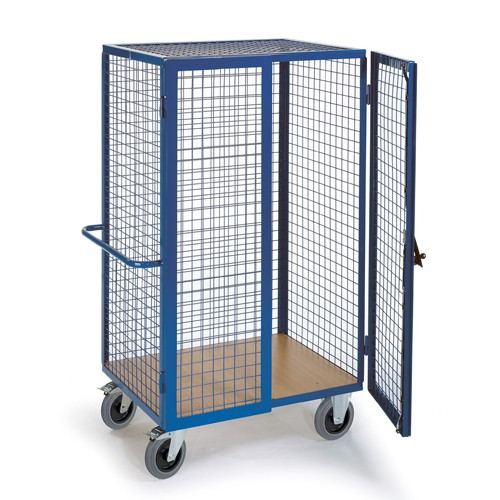 Gitter-Schrankwagen mit Zylinderschloss