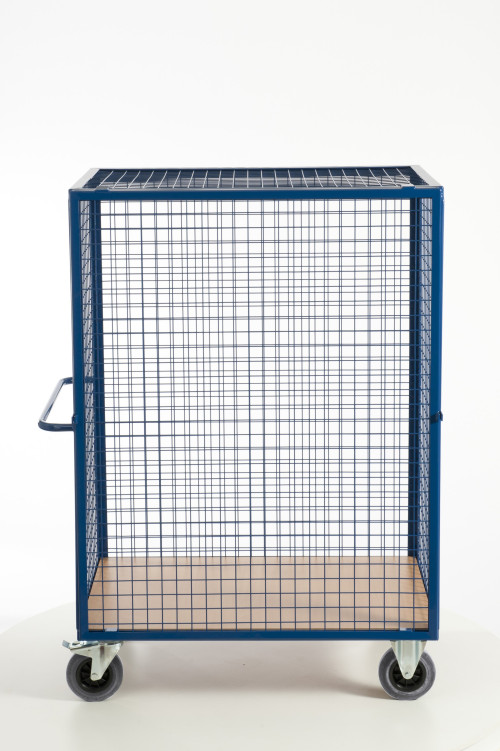 Gitter-Schrankwagen mit einhängbarer Vorderwand