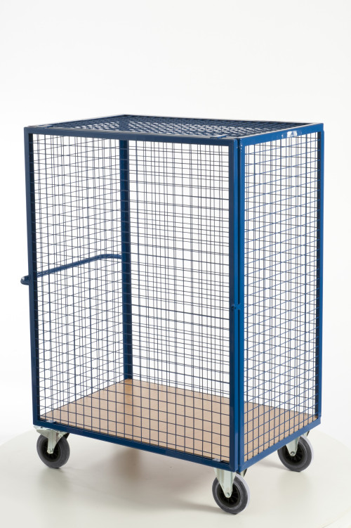 Gitter-Schrankwagen mit einhängbarer Vorderwand