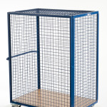 Gitter-Schrankwagen mit einhängbarer Vorderwand