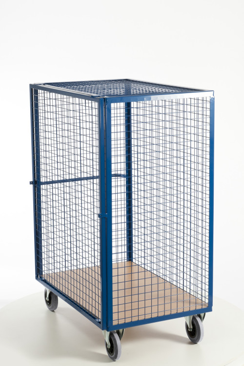 Gitter-Schrankwagen mit einhängbarer Vorderwand