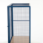 Gitter-Schrankwagen mit einhängbarer Vorderwand