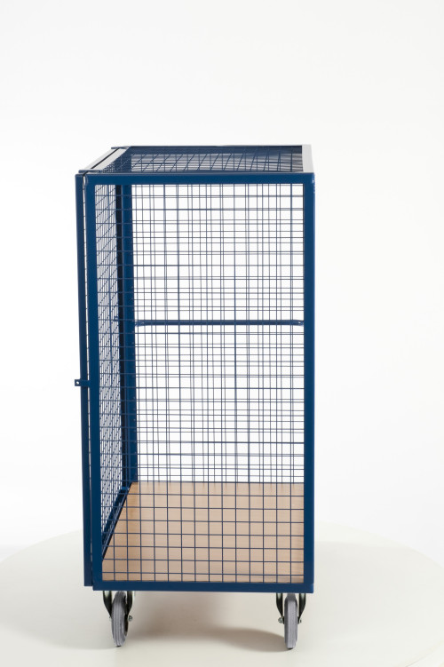 Gitter-Schrankwagen mit einhängbarer Vorderwand