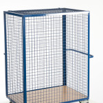 Gitter-Schrankwagen mit einhängbarer Vorderwand