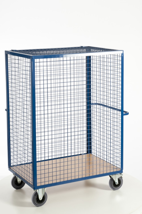 Gitter-Schrankwagen mit einhängbarer Vorderwand