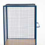 Gitter-Schrankwagen mit einhängbarer Vorderwand