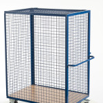 Gitter-Schrankwagen mit einhängbarer Vorderwand