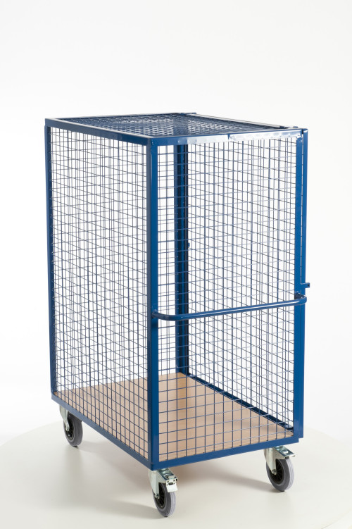 Gitter-Schrankwagen mit einhängbarer Vorderwand