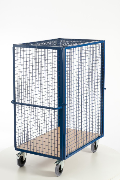 Gitter-Schrankwagen mit einhängbarer Vorderwand