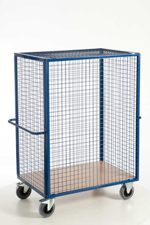 Gitter-Schrankwagen mit einhängbarer Vorderwand