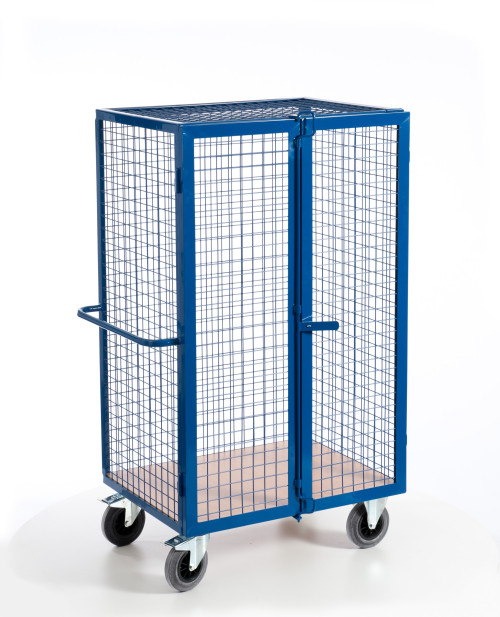 Gitter-Schrankwagen mit Stangenverschluss