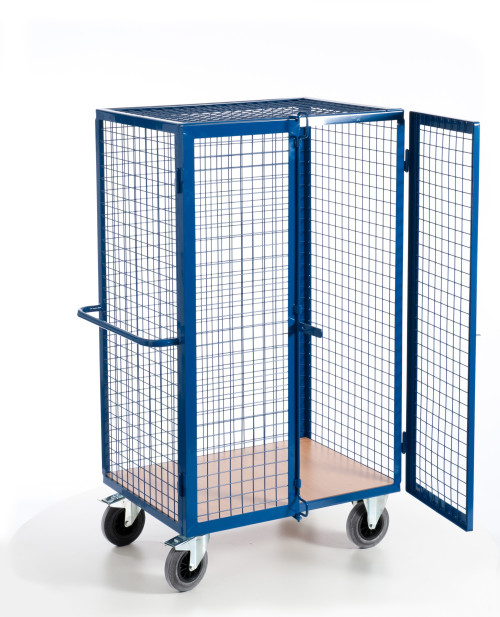 Gitter-Schrankwagen mit Stangenverschluss