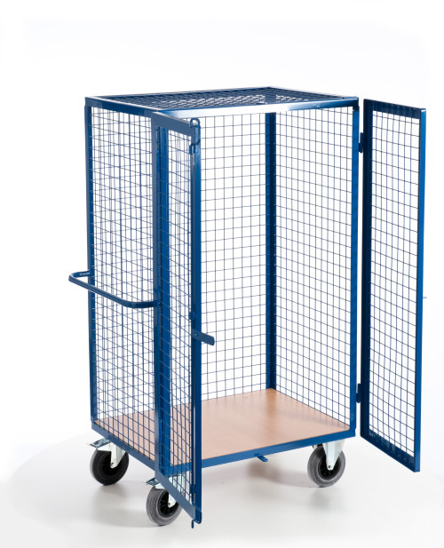 Gitter-Schrankwagen mit Stangenverschluss