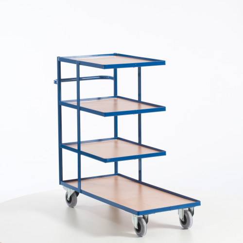 Kommissionierwagen Holzladeflächen