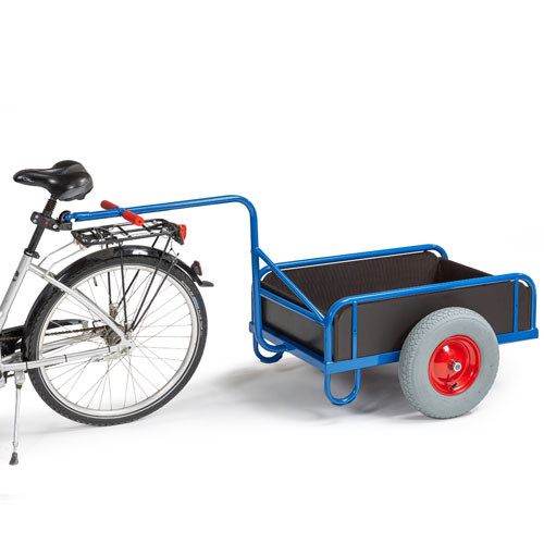 Fahrradanhänger mit Bordwand