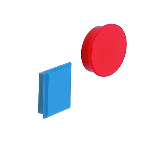 Magnete als Dokumentenhalter, rund oder eckig, 10 teilig