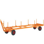 Langmaterialanhänger mit 1-Achs-Drehschemel-Lenkung (3t)