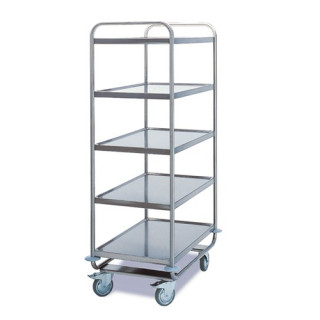 Tischwagen 5 Etagen - Schwere Ausführung