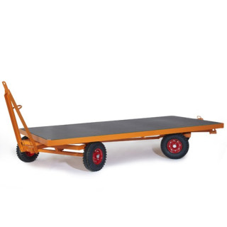 Schwerlast-Industrieanhänger mit 2-Achs-Drehschemel-Lenkung (3t)