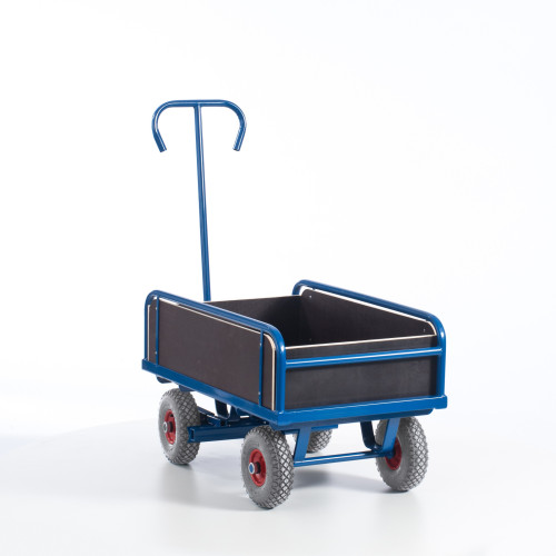2-Achs Handkarre mit Bordwand