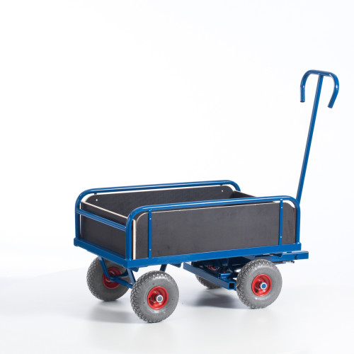 2-Achs Handkarre mit Bordwand