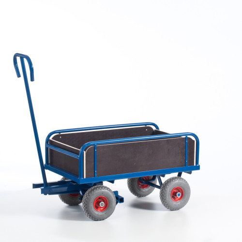 2-Achs Handkarre mit Bordwand