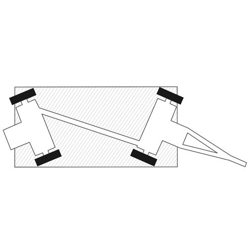 Langmaterialanhänger mit 2-Achs-Drehschemel-Lenkung (5t)